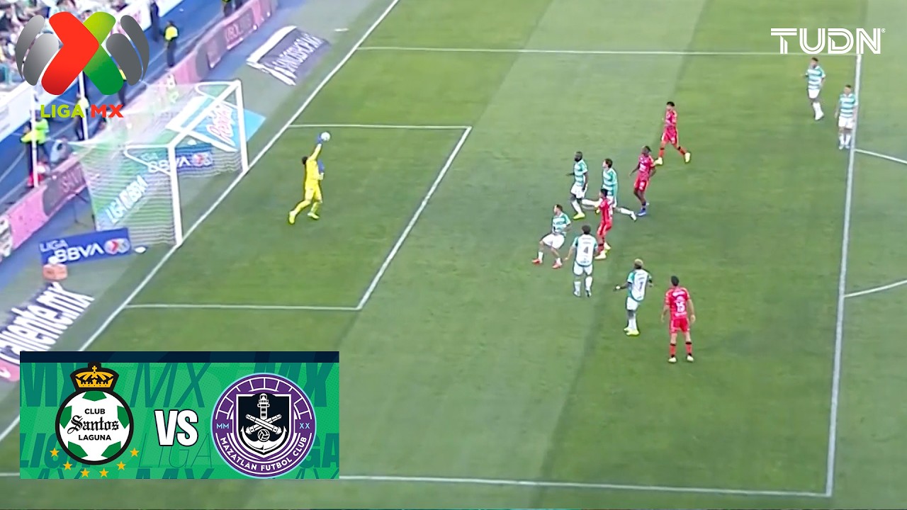 ¡Impresionante atajada de Acevedo! - Santos 1-0 Mazatlán | Liga MX - Jornada 6 Clausura 2026 | TUDN