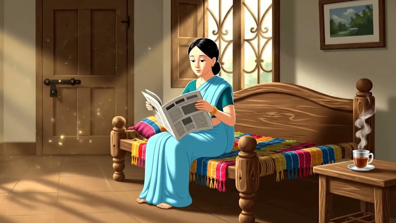 Ghar ki Yaadein: A Day in a 90s Indian Household | Studio Ghibli Style Animation