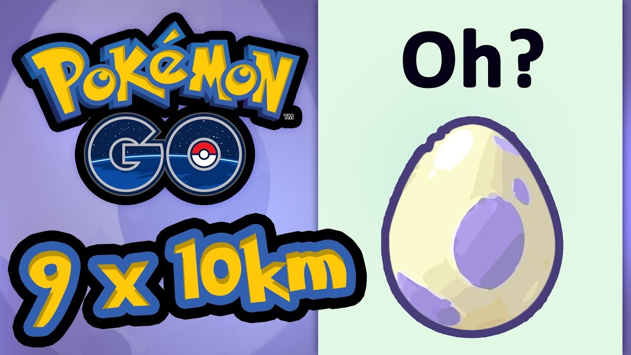 9 x 10 Kilometer Eier + Sternenstück + Glücks-Ei + Event | Pokémon GO Deutsch 