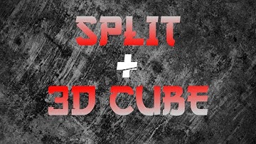 WATCH ME EDIT - TUTORIAL Split + 3D Cube smooth transition | Alight Motion
