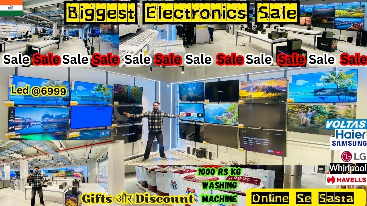 Biggest Electronics Store 90 OFF*Cheapest Electronics & Home Appliances Frij,AC,ledtv With