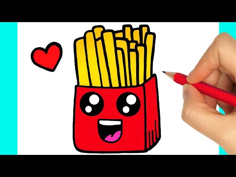 HOW TO DRAW FRENCH FRIES