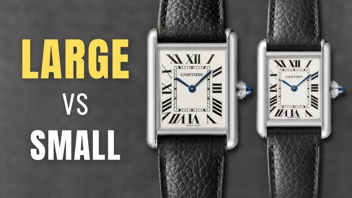 Cartier Tank Louis and Solo Sizes Showcase