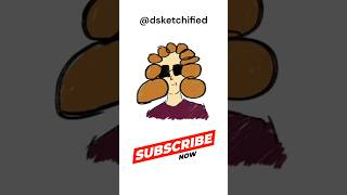How to draw a face using number 38 #shorts #drawing #viral #trending #cartoon #new #fyp #music #fun