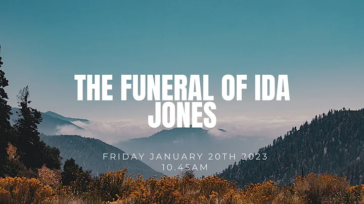 The funeral of Ida Jones