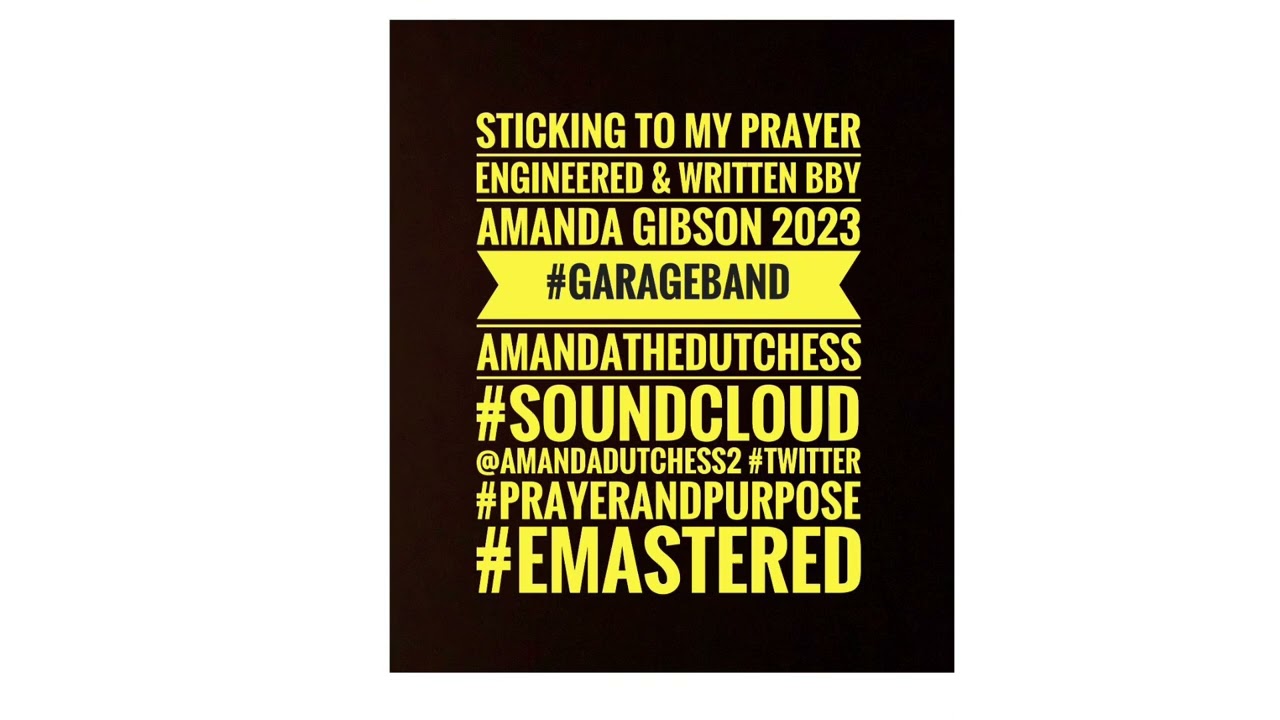 Sticking To My Prayer