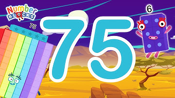 Numberblocks 75 learn to count with 8 Magic Run Savanna New Season | Numberblocks Magic Adventure