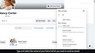 How To Add A Pic or Attachment To A Message in Facebook