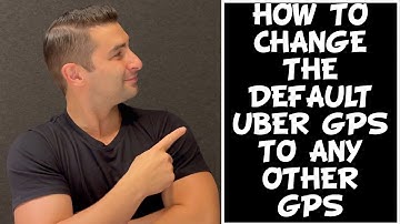 How to change the Default Uber GPS to a different GPS in the Uber Driver App Tutorial