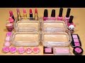 *Pink Collection* Mixing shadow Section,glitter Section, Lip Section, Nail polish Section into Slime