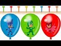 Learn Colors with PJ Masks Wrong Heads Balloons