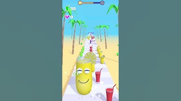 The Most Satisfying Games! 💪 Juice Run 🧃 vs Dennis & Gnasher Ball Run - #shorts #trending