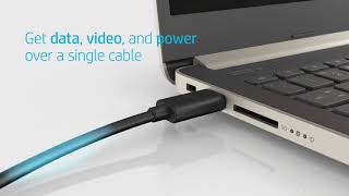 Hp Usb C Display Connectivity 65W Power Delivery Official Trailer Tech Leaf 4K