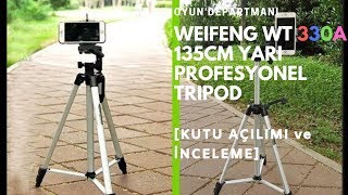 Weifeng Wt 330A Su Terazili Yarı Profesyonel Tripod Kutu Açilimi