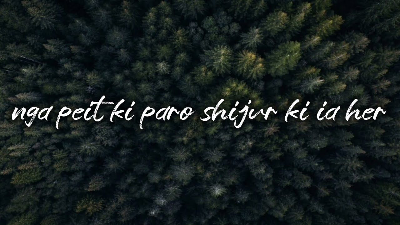 Khasi song lyrics shijur ki paro by donbok rynjah created by pynshngai official