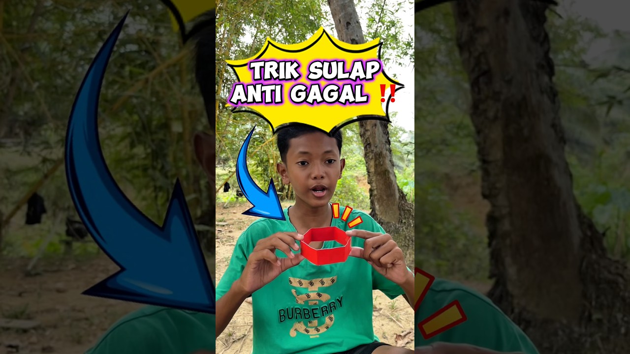 Trik sulap anti gagal #videolucu #wakmi #triksulap #comedy #lucu #tutorial #sketsakomedi