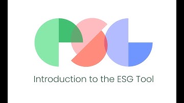 Introduction to the ESG Tool