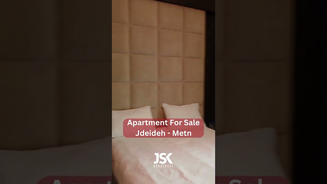 Modern and Stylish Furnished Apartment For Sale In Jdeideh