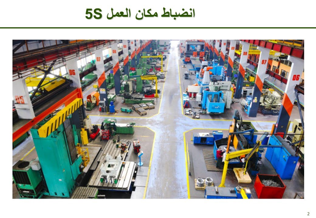 شرح مبسط لانضباط بيئة العمل         5S
