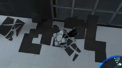 portal 2 turret cube commits suicide