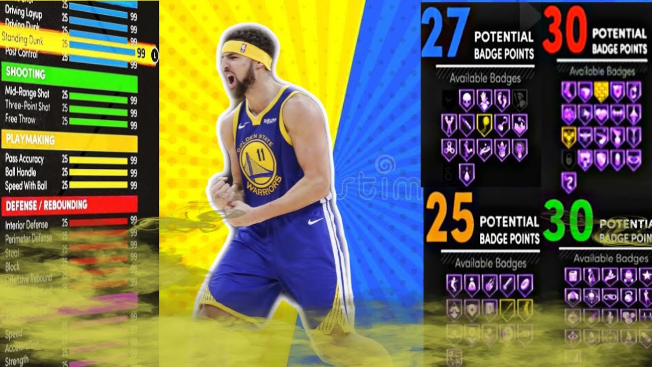 Best 2 way Shooting Guard Build 2k21 Next Gen (Klay Thompson Build 2k21
