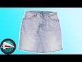 COSER Upcycling jeans | Cosiendo una falda de jean | Falda con jeans viejos | Principiantes