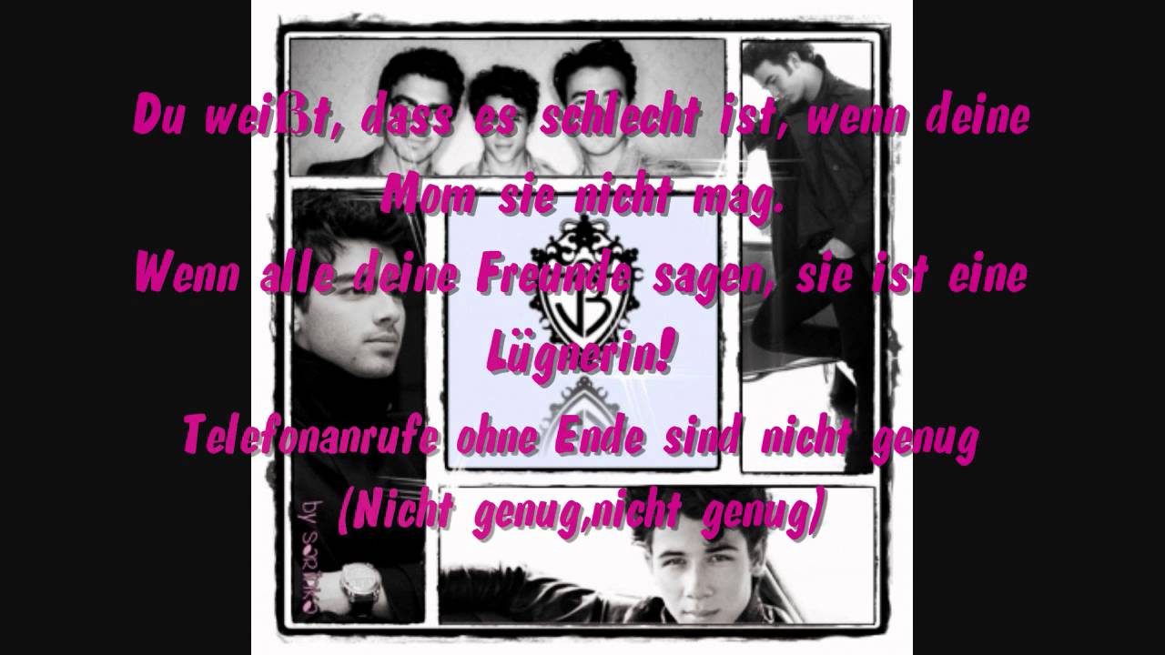 Video Mädchen (Video Girl) Jonas Brothers German Lyrics YouTube