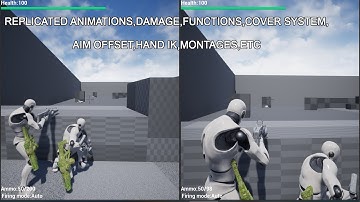 Multiplayer shooter with cover system ue4