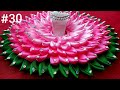 Lotus flower design/ made in Satin ribbon...💖💜💛💚💙❤️
