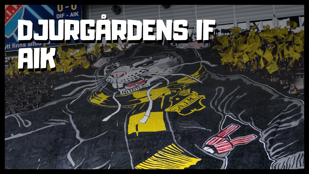 Djurgårdens IF - AIK | Marschering, Tifo, matchen avbruten | 2024