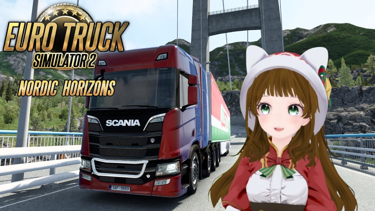【ETS2 Nordic Horizons】新DLCノルディック・ホライゾンズ走行！北欧マップを雑談しながら旅します 🚚