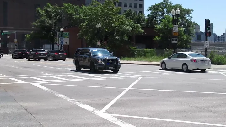 Massachusetts State Police Unmarked Chevy Tahoe Responding