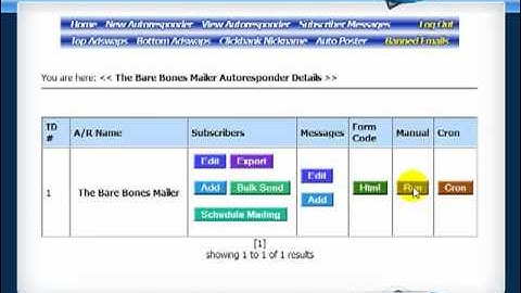 Listbuilding Autoresponders Into Setup instructions