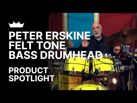 Remo + Peter Erskine: Felt Tone Drumheads