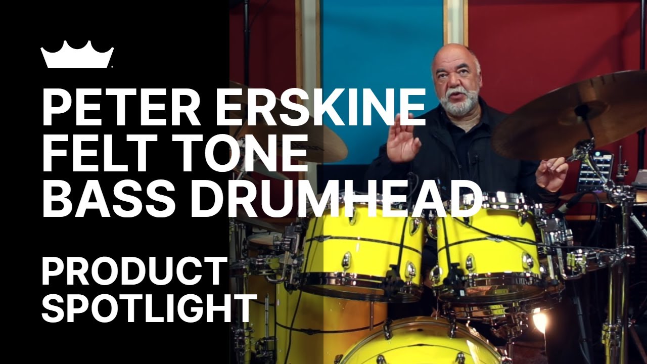 Peter Erskine: Felt Tone Bass Drumhead | Remo