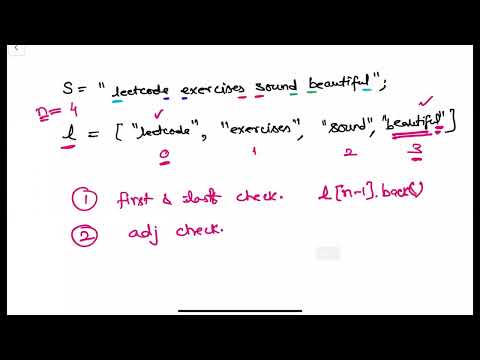 [LeetCode-Weekly-322] 2490. Circular Sentence