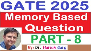 GATE 2025 Mathematics | Part 8 | Memory Based Question | Short Cut Tricks