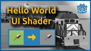 Hello World UI Shader in Godot