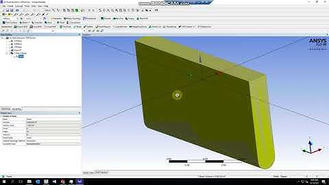 How to use ANSYS AQWA for an Oscillating Wave Surge Converter - Part 2 -   Setup in Design Modeler