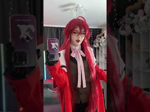 My love Grell Cosplay ❣️ #cosplay #grellsutcliff #grellsutcliffcosplay #blackbutlercosplay