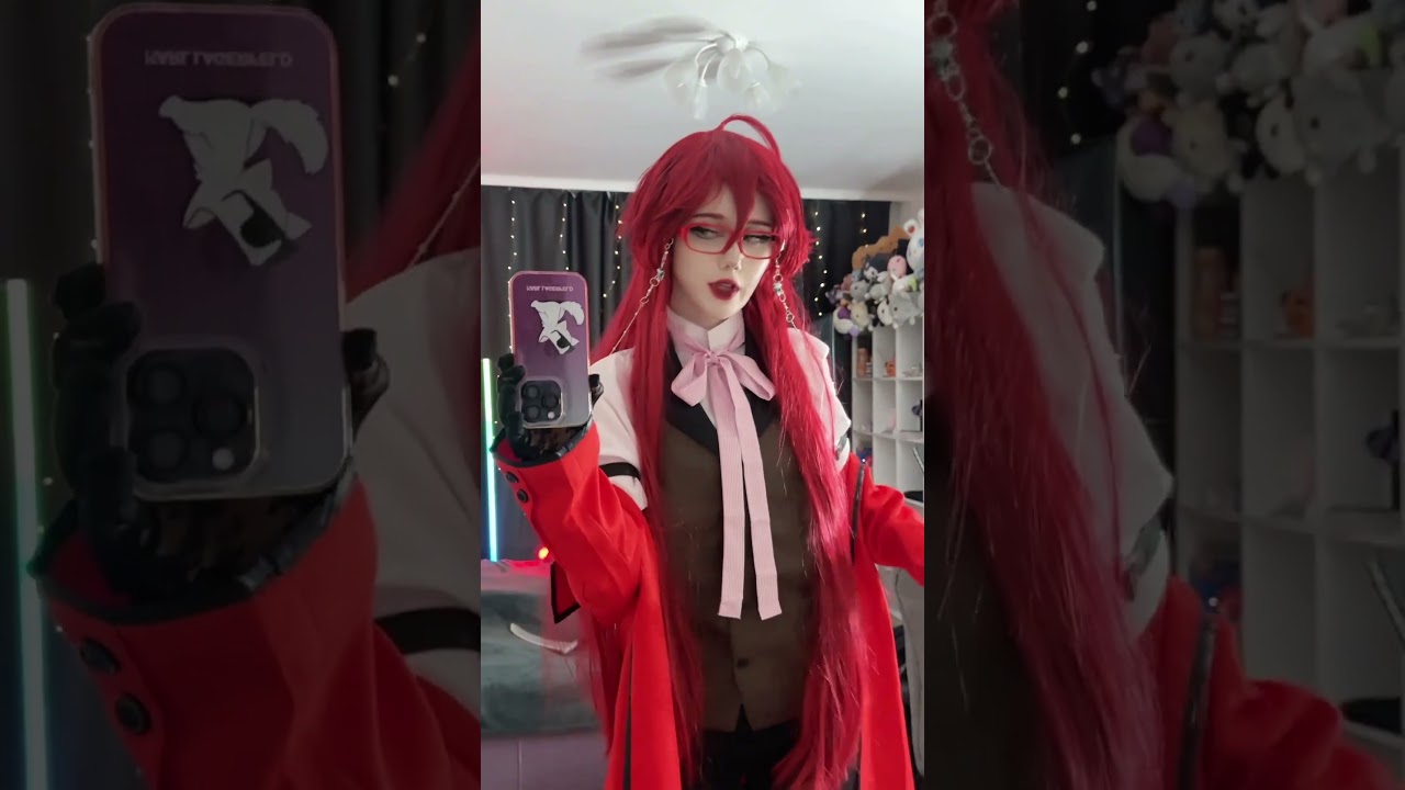 My love Grell Cosplay ❣️ #cosplay #grellsutcliff #grellsutcliffcosplay #blackbutlercosplay