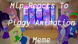 [Mlp Reacts To Piggy Animation Meme] [Gore, Flashing Warning] [Original?] [Mlp] [Gachaclub]