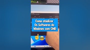 Como atualizar os softwares e aplicativos do seu computador Windows. Comandos cmd para atualizar.