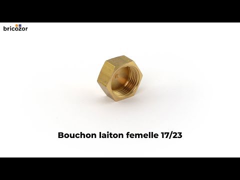 Bouchon laiton femelle à visser BRICOZOR