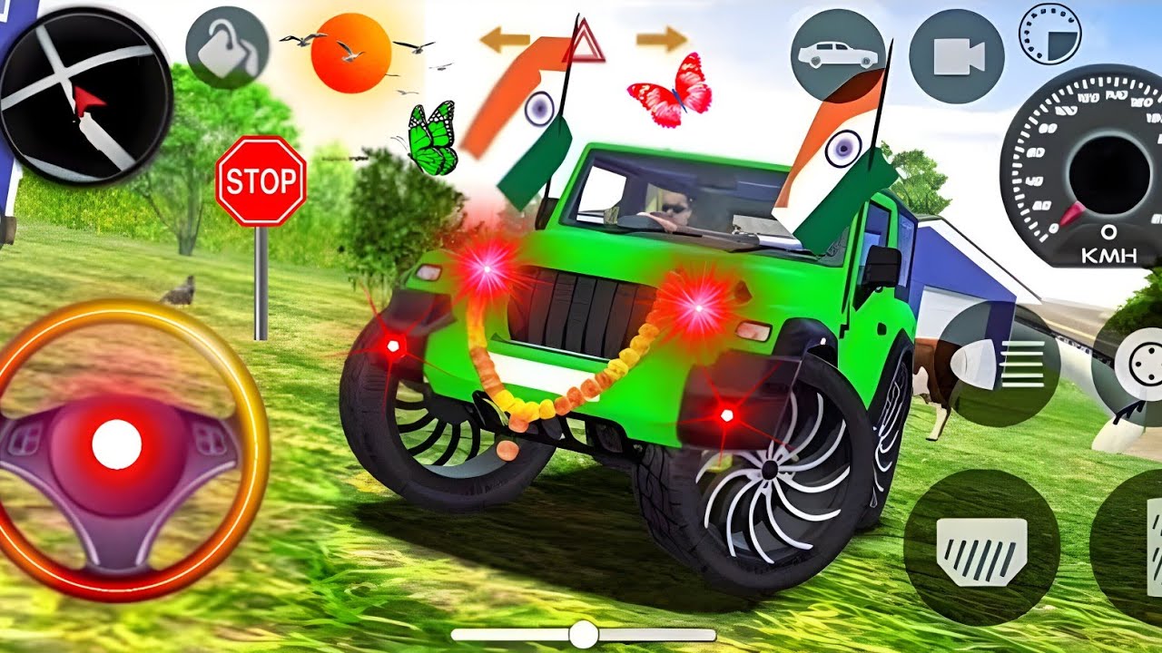 Dollar (Song) Modified Mahindra Thar😈|| Indian Car Simulator 3D ||Android Gameplay #GoLiveIndia