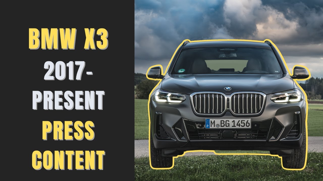 BMW X3 G01: Unseen Press Videos and Technical Features 