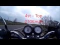 Honda Cb600f Hornet-Top speed 1st,2st,3st,4st