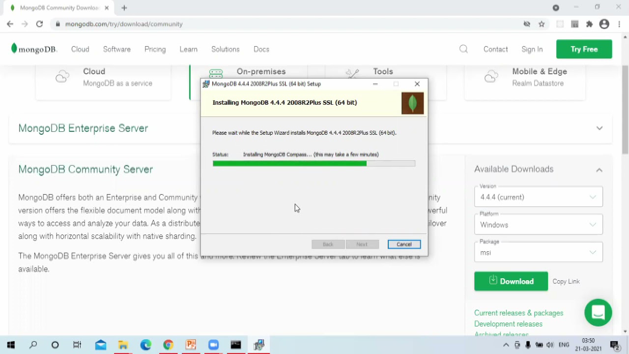 mongodb compass install mongodb compass install