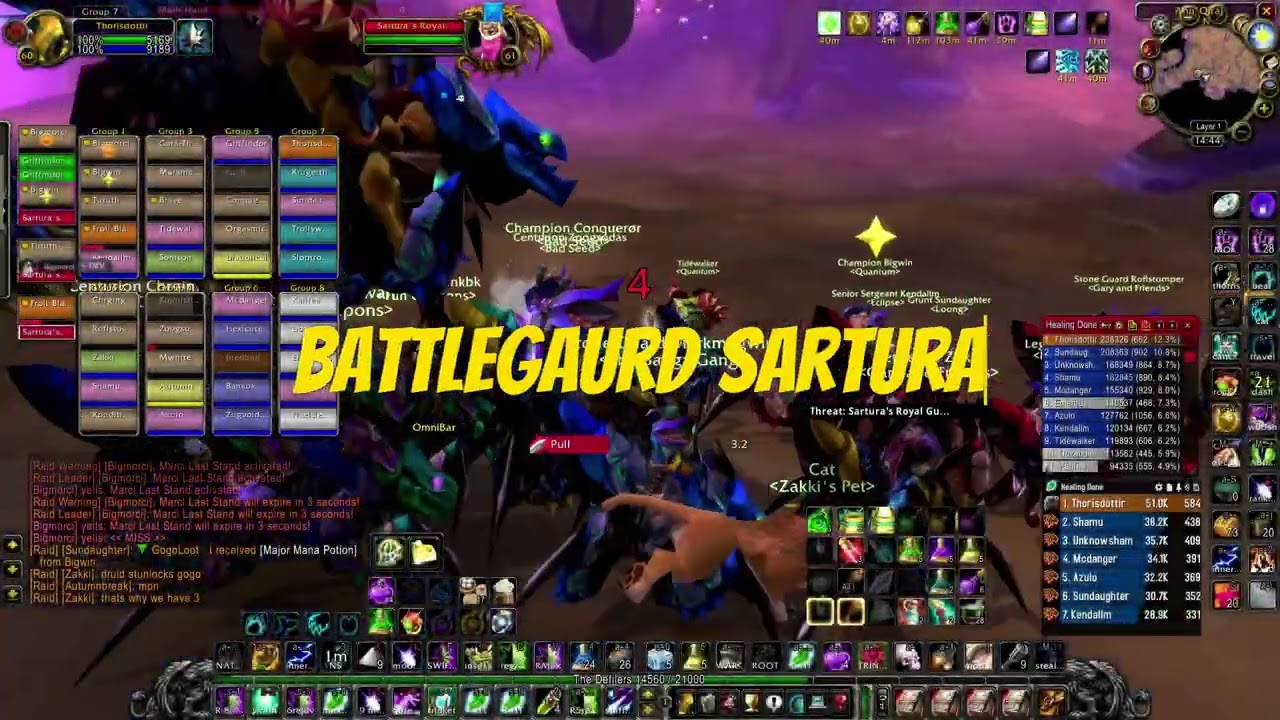 Classic WoW: AQ40 Full BiS Swiftmend Resto Druid PoV pump!