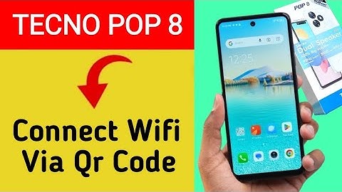 How to connect WiFi via QR code Tecno pop 8, Bina password ke Wi Fi connect kaise karen